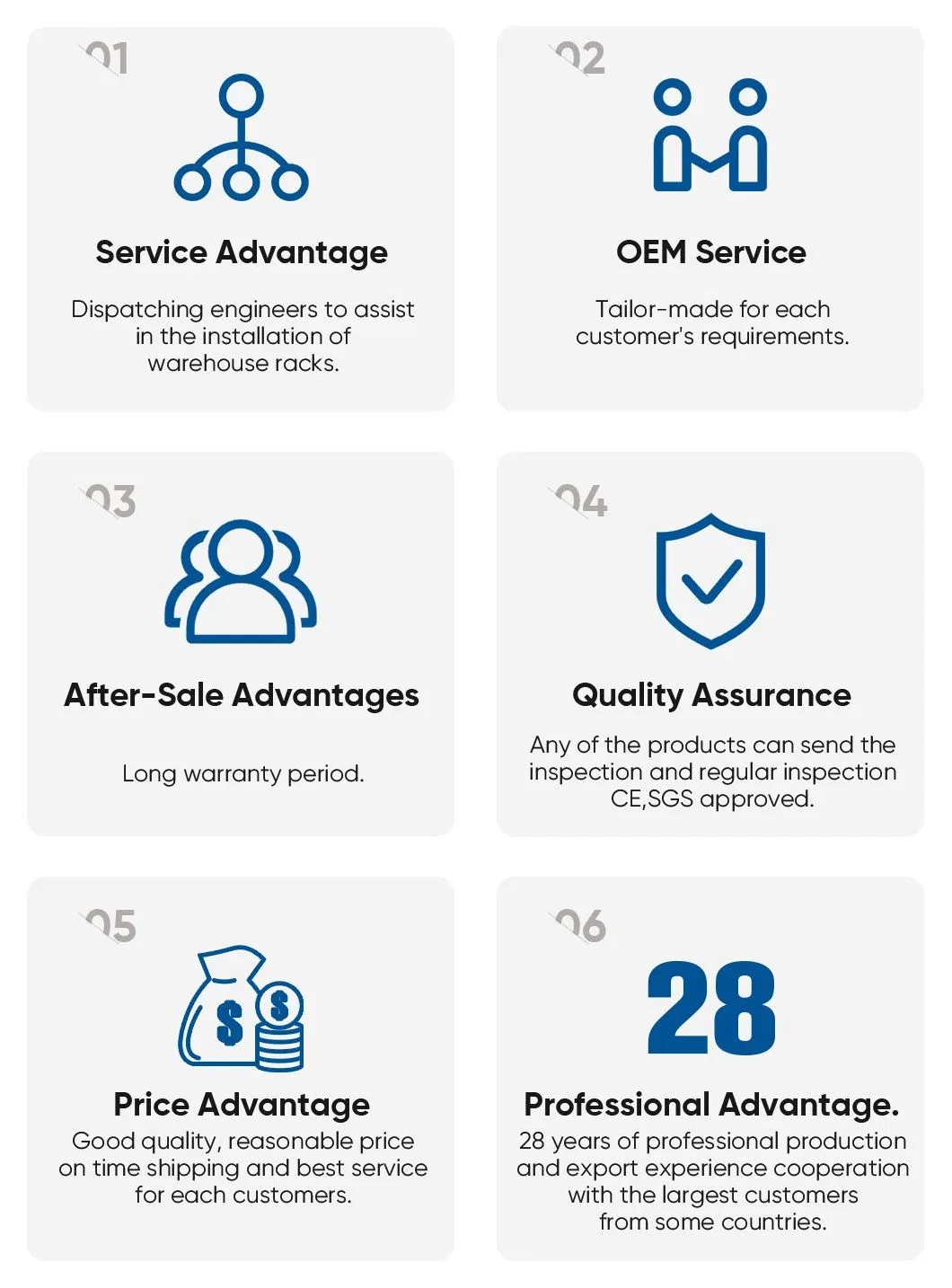 Ventajas competitivas y certificaciones
