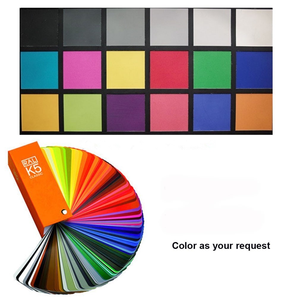 Gama de colores personalizables para estanterías