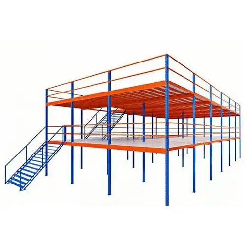 Estanterías apilables de plataforma alta para almacén, estanterías de almacenamiento para palets, estanterías para entrepiso
