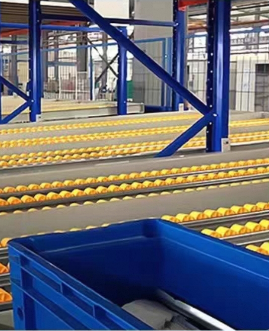 Sistema de estanterías de flujo para almacén de cajas de acero de alta resistencia, plegable y con recubrimiento en polvo, de fácil montaje, fabricado por AOCHEN China Factory.