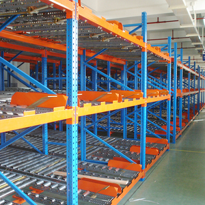 Estantería deslizante de acero de alta resistencia para almacén, sistema de preparación de pedidos y almacenamiento de cajas.