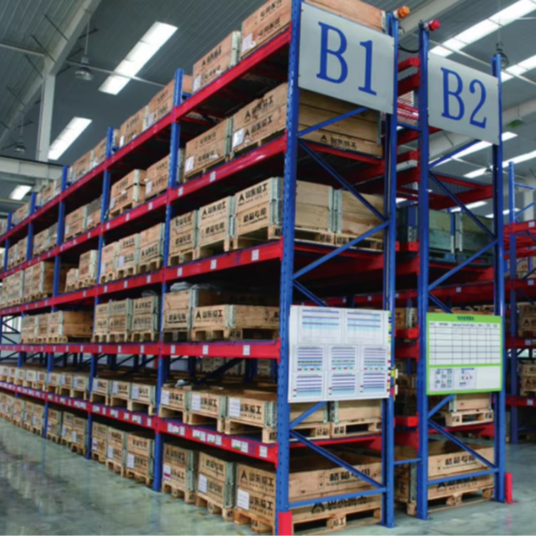Estanterías selectivas HEGERLS, estanterías multifuncionales de vigas, estanterías multinivel expandibles para pasillos estrechos