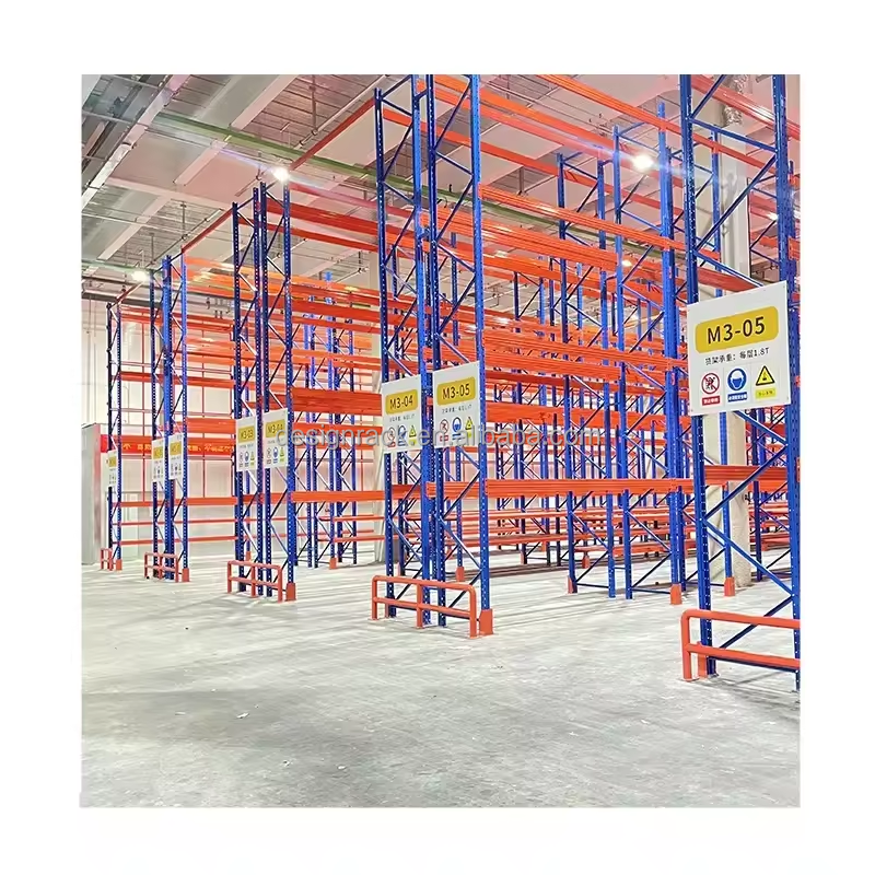 Sistema de estanterías industriales para paletización