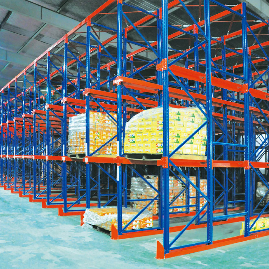 Estantería de almacén de acero laminado en frío de 5 niveles, duradera y con estructura reforzada, para almacenamiento de mercancías a granel.