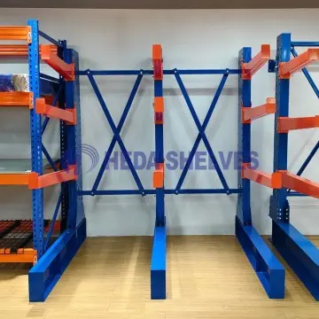 Estantería cantiléver para cargas pesadas de 1000 a 3000 kg por nivel