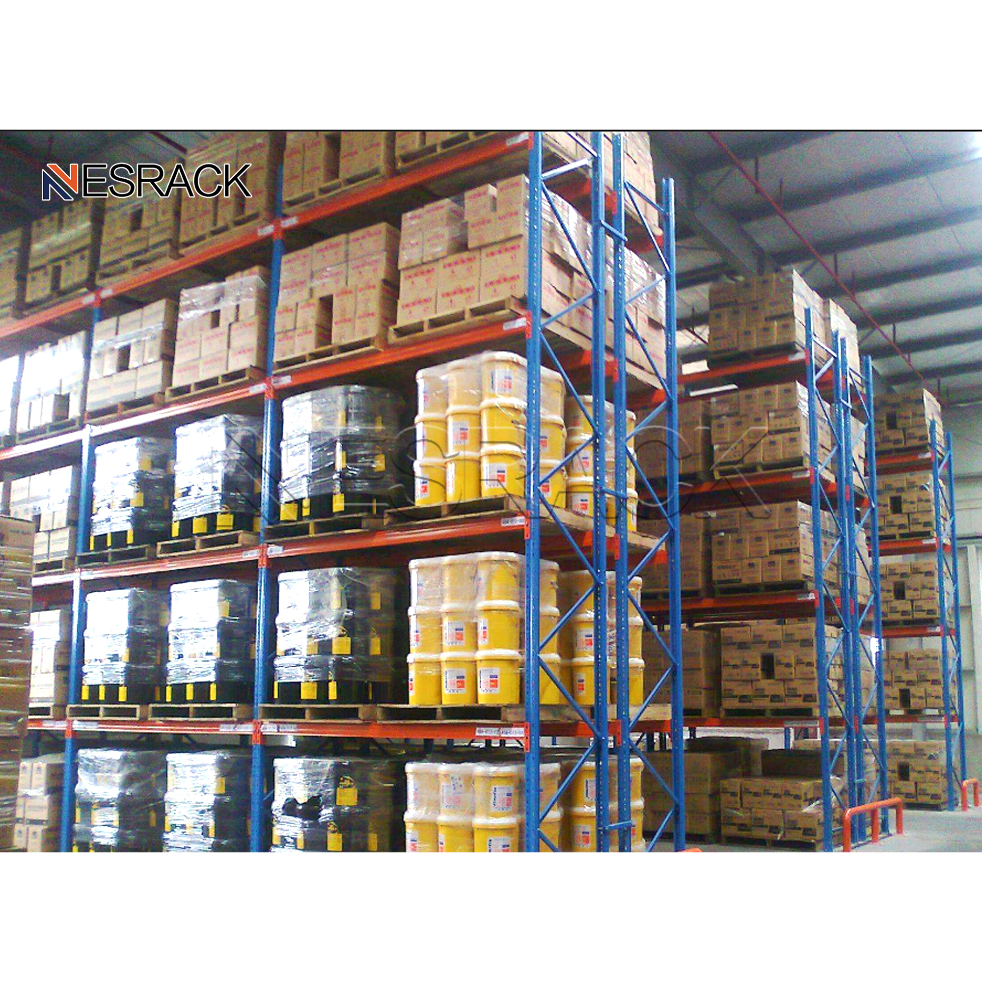 Nelson Manufacturer Estanterías industriales metálicas para palets, estanterías de almacenamiento para almacenes