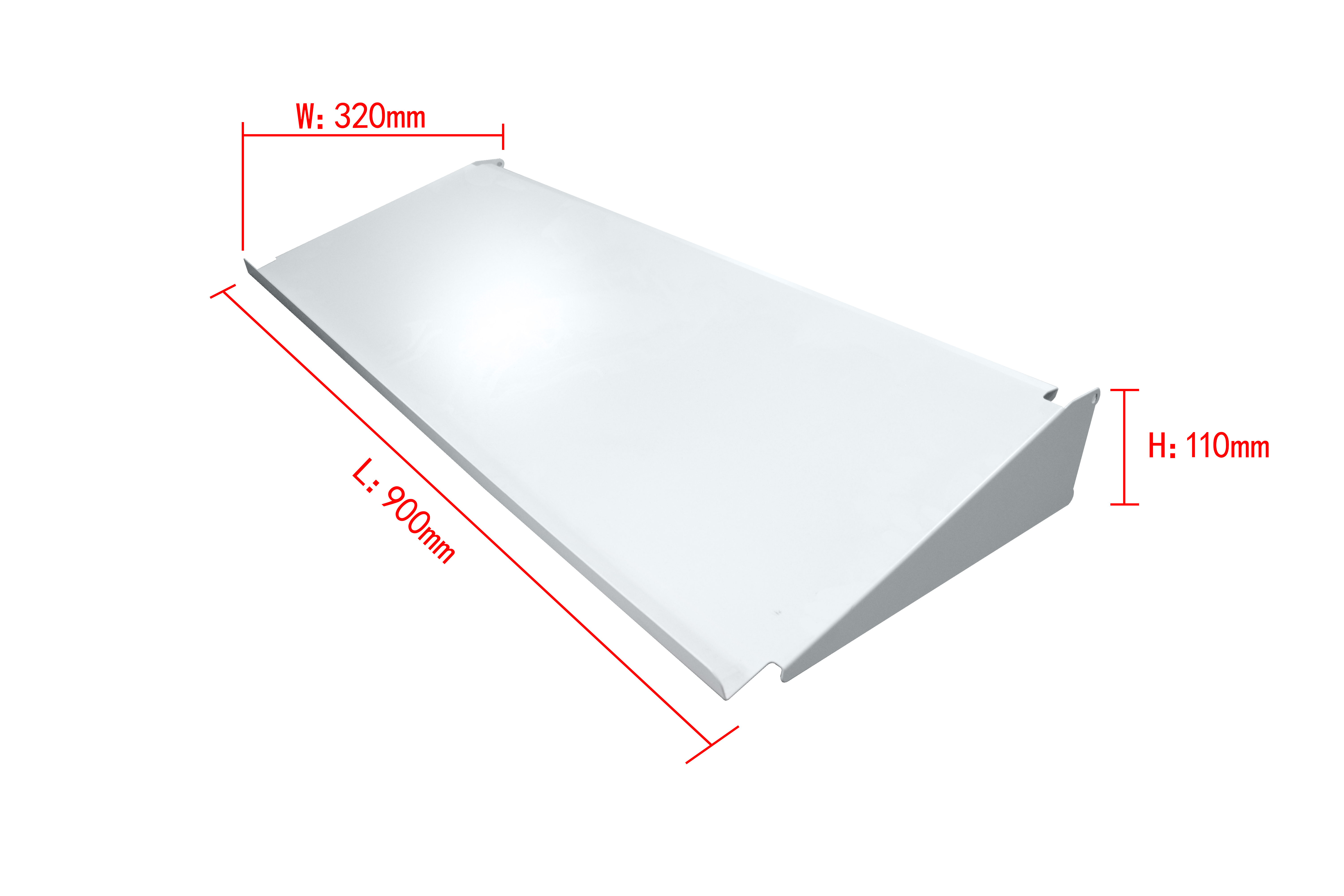 Estante de pared visualización 4
