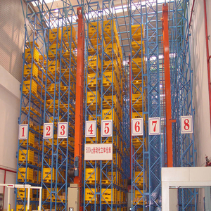 Sistema de almacenamiento de almacén ASRS (Sistema Automático de Recuperación) Estanterías de almacenamiento de acero Estanterías para palets