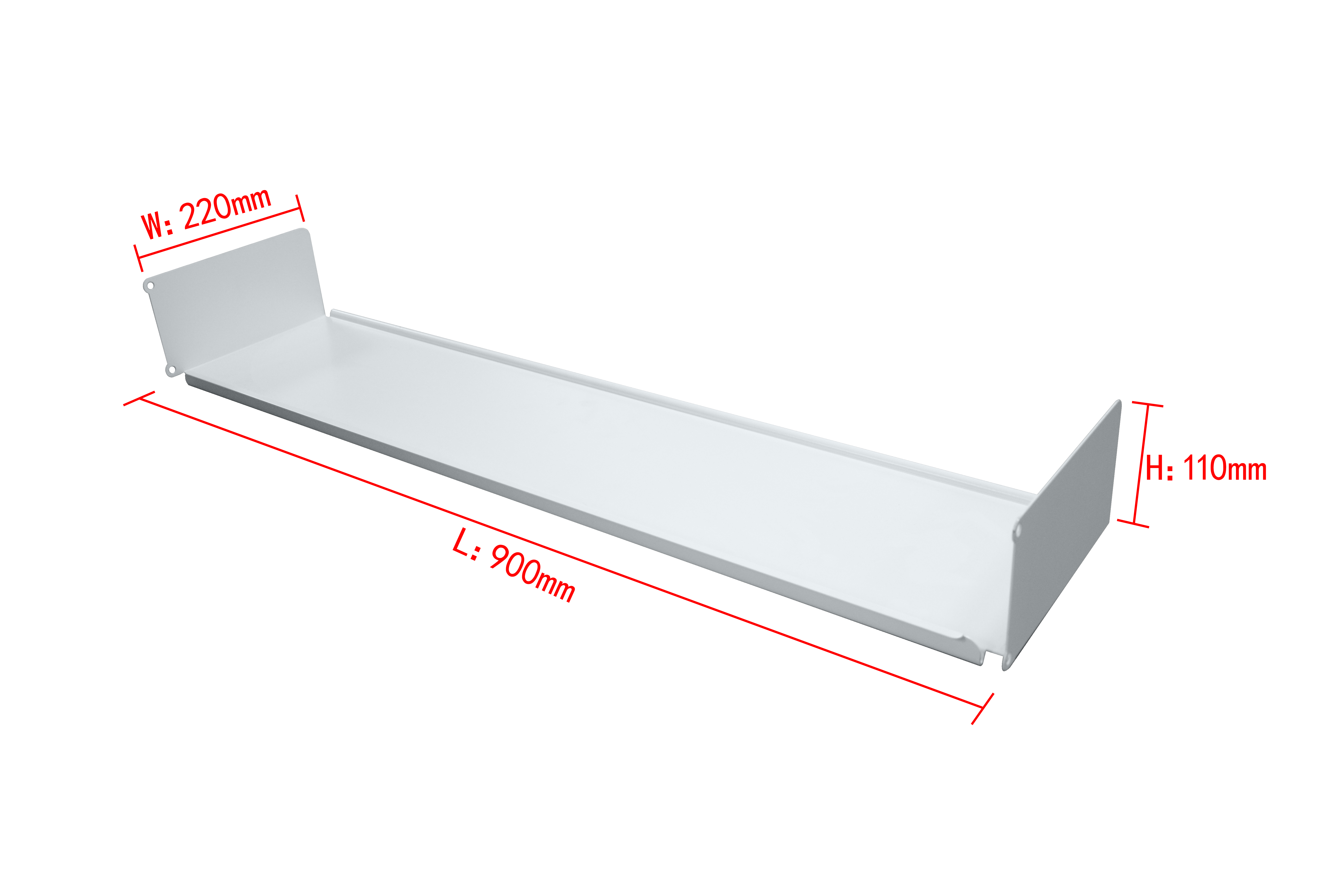 Estante de pared visualización 5