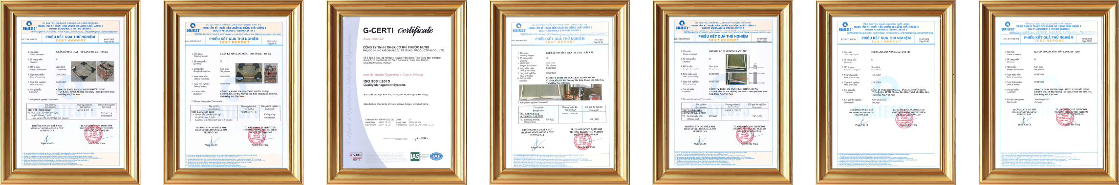 Certificado de Calidad 1