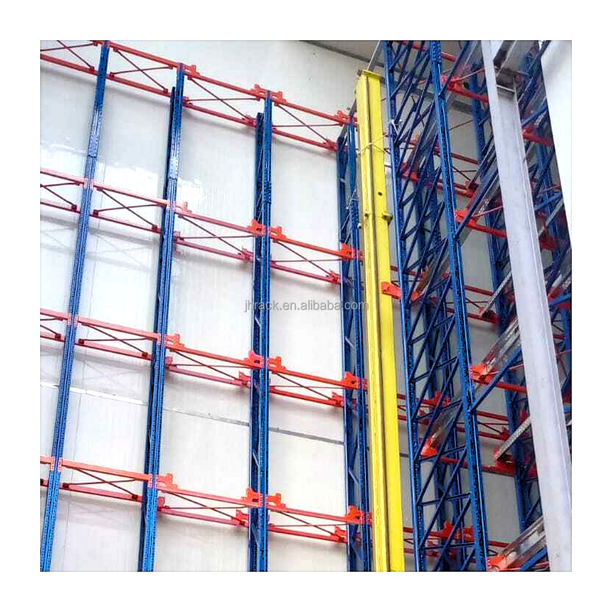 Estanterías de almacenamiento al por mayor Jinhui, sistema de estanterías con lanzadera automática ASRS estándar de EE. UU. para almacenamiento en frío y logística de almacenes.