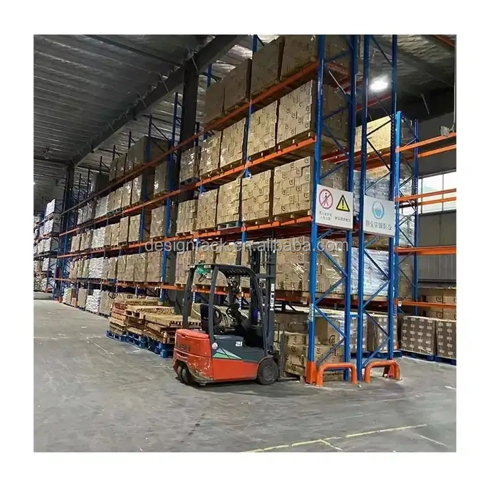 Estantería metálica de alta calidad para palets Industria Estantería para palets de alta resistencia Estantería apilable de metal de alta resistencia