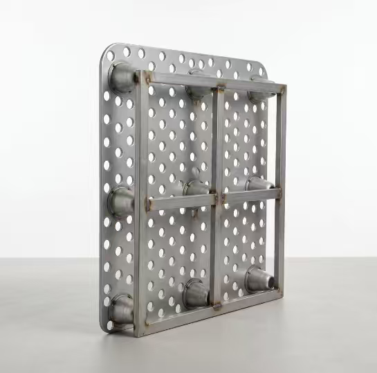 Nuevo estante para palets de doble capa DA12105, soporte de acero galvanizado de 0,5 mm, diseño sin tornillos, capacidad de carga de 1000 kg/nivel, uso intensivo.