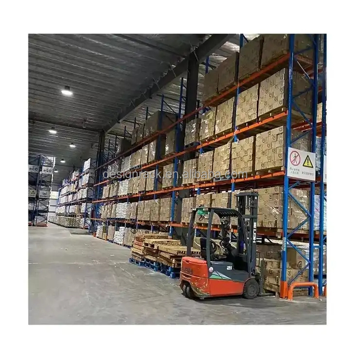 Estantería metálica de alta calidad para palets Industria Estantería para palets de alta resistencia Estantería apilable de metal de alta resistencia