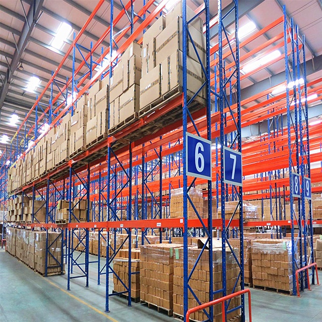 Estanterías de acero de alta resistencia Q235 para almacenamiento en almacenes, aptas para clientes industriales.