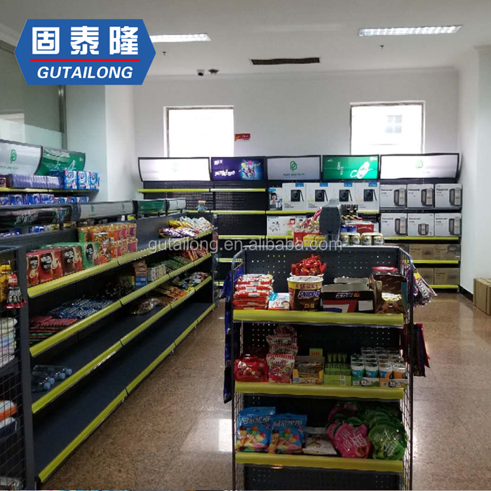 Estantería combinada madera y acero