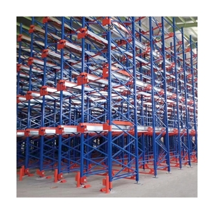 Estanterías de garaje de 4 niveles, estanterías resistentes, estanterías selectivas para palets, unidad de almacenamiento de estanterías duradera, estanterías de lanzadera para almacenes.
