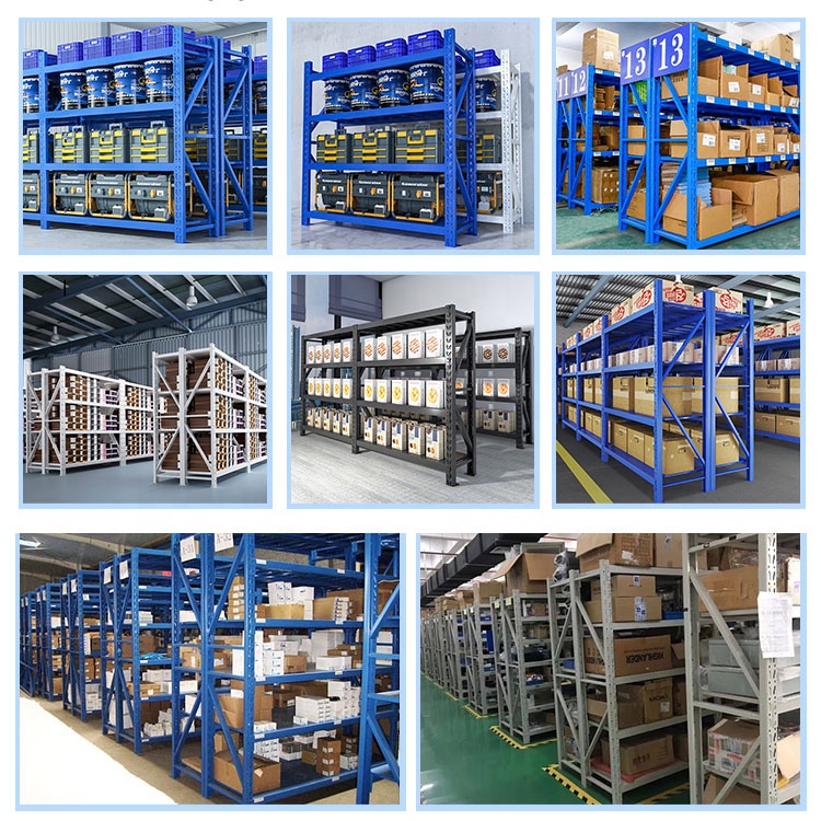 Estantería de almacenamiento de acero multifuncional para almacén, 2000*600*2000 mm, capacidad media de 300 kg/nivel, estantes apilables y repisas.