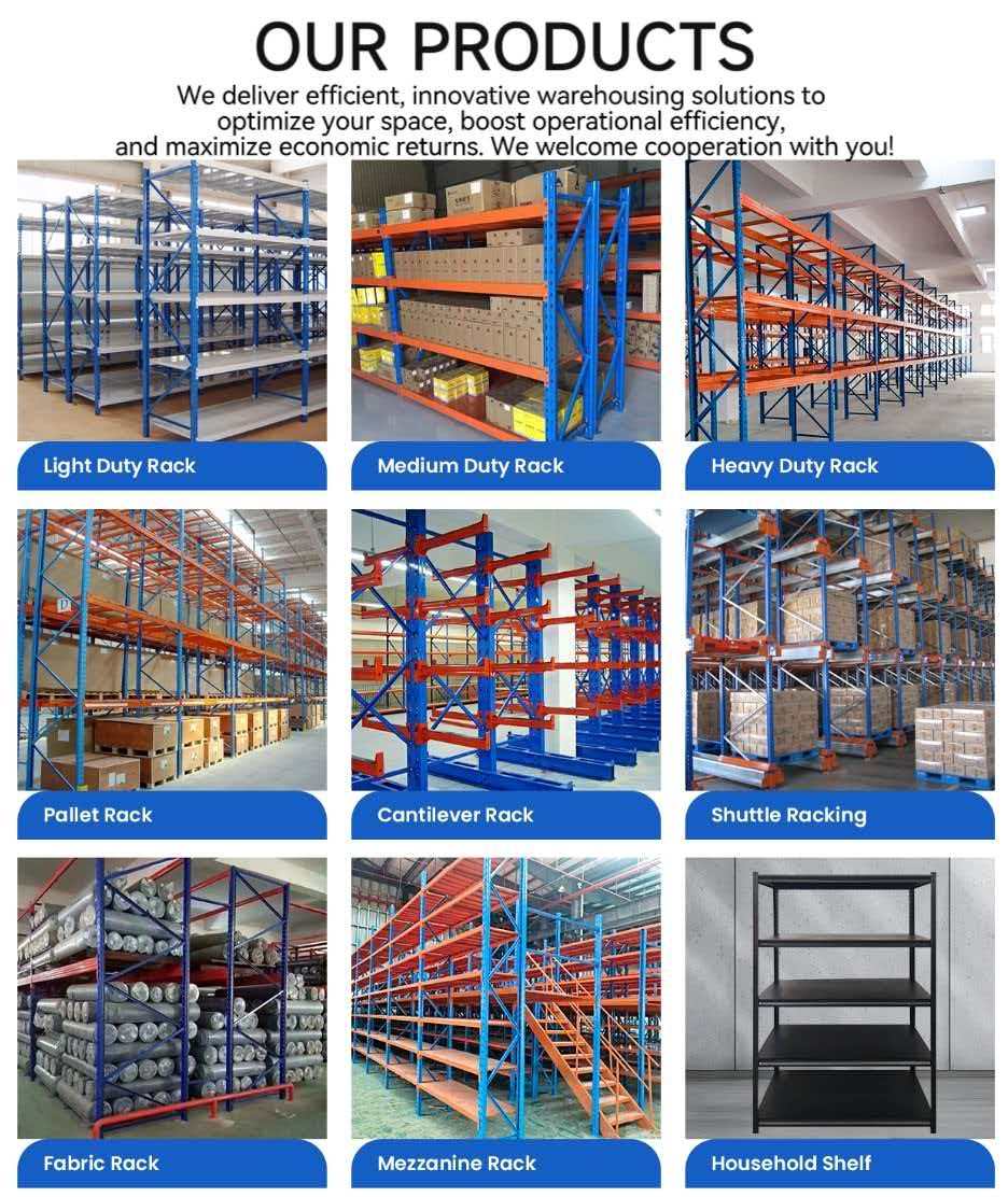 Estantería industrial de acero ajustable de alta resistencia para almacén y garaje.