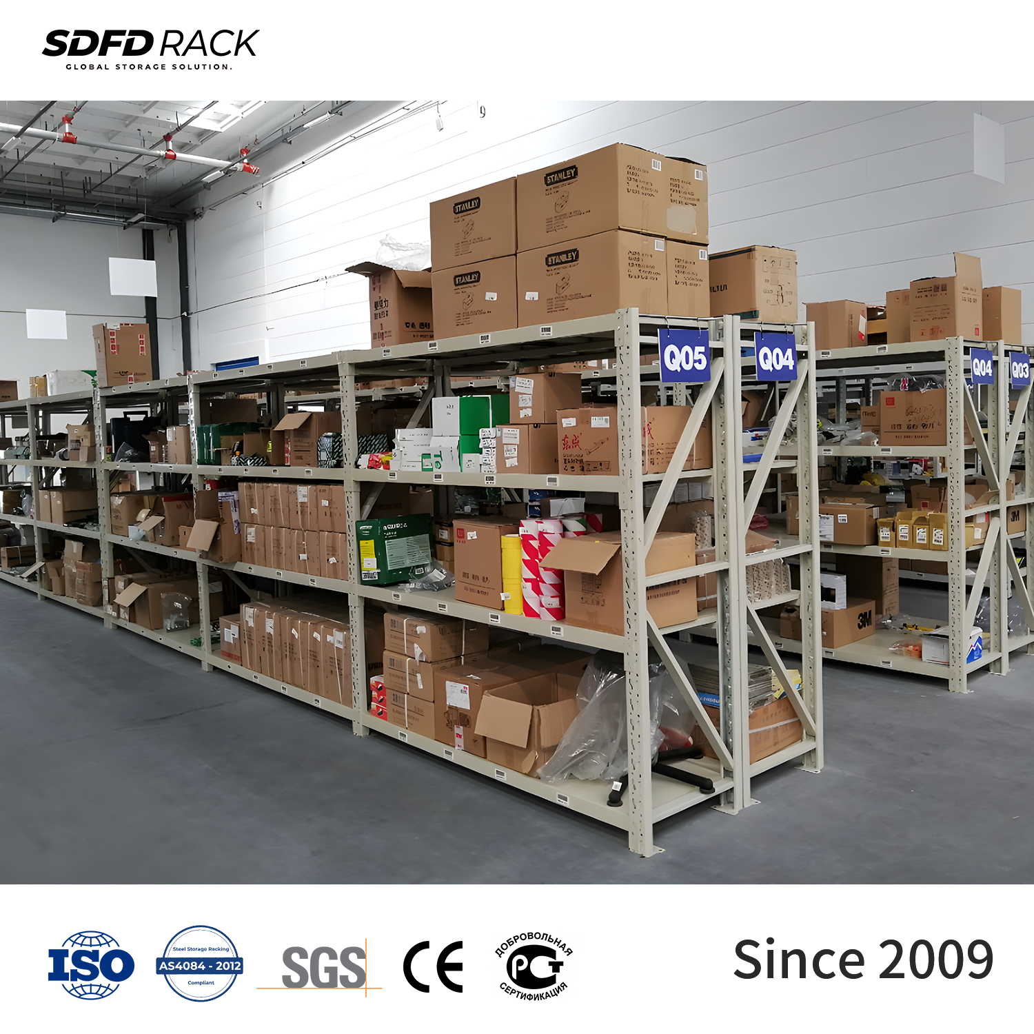 Estanterías para palets ajustables personalizadas de 200 kg, 300 kg y 500 kg, de acero resistente, de gran capacidad, ideales para almacenes y comercio electrónico.