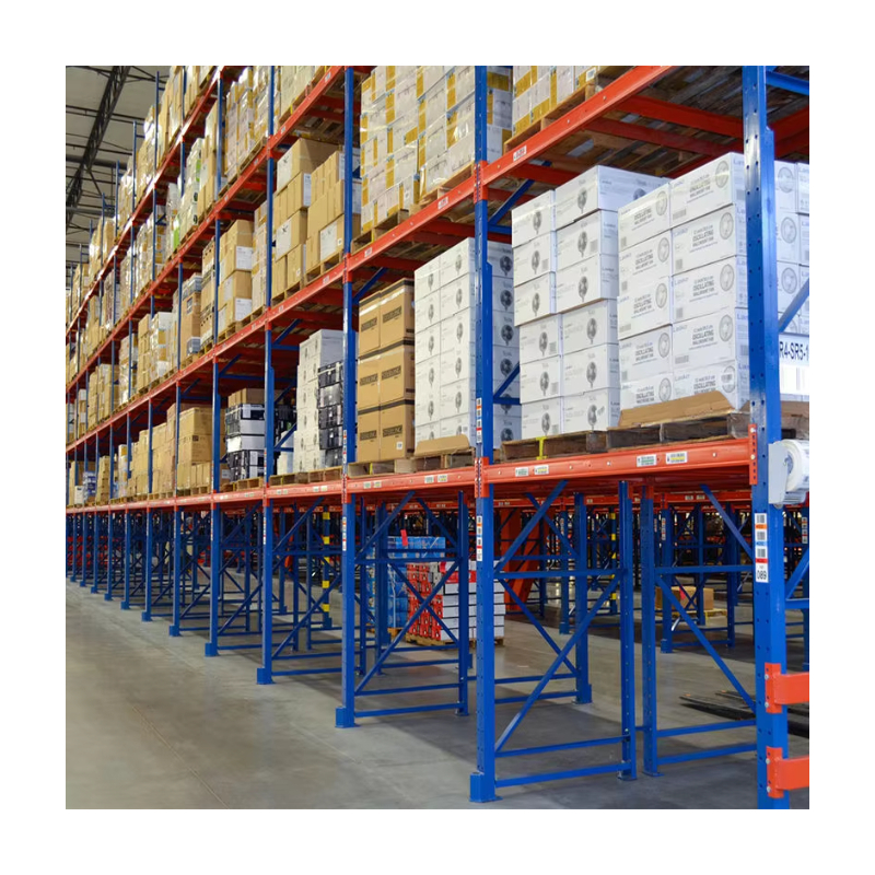 Estanterías de almacenamiento de alta resistencia a precio mayorista, estanterías apilables para almacén, estanterías selectivas de acero para palets, estanterías de alta resistencia en venta.