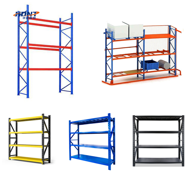 Estantería de almacenamiento de acero multifuncional para almacén, 2000*600*2000 mm, capacidad media de 300 kg/nivel, estantes apilables y repisas.