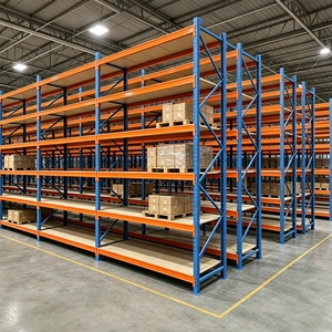 Sistema de estanterías selectivas ajustables de alta resistencia para palets. Capacidad de carga de 1000 a 3000 kg. Estanterías apilables para almacenamiento en almacén.