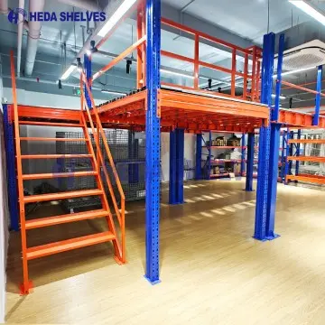 Entrepiso de estructura de acero para almacén