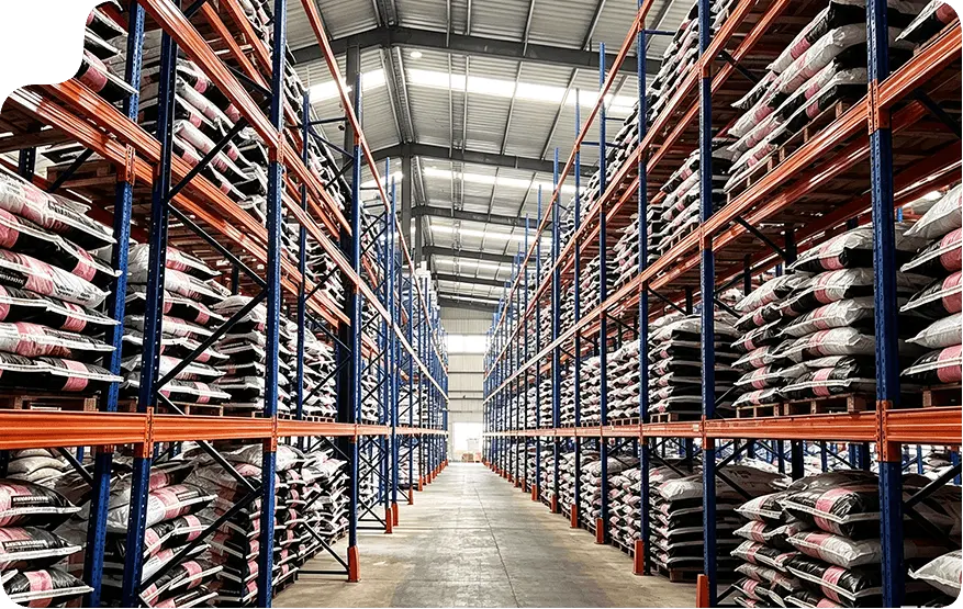Estanterías cantiléver para materiales de construcción