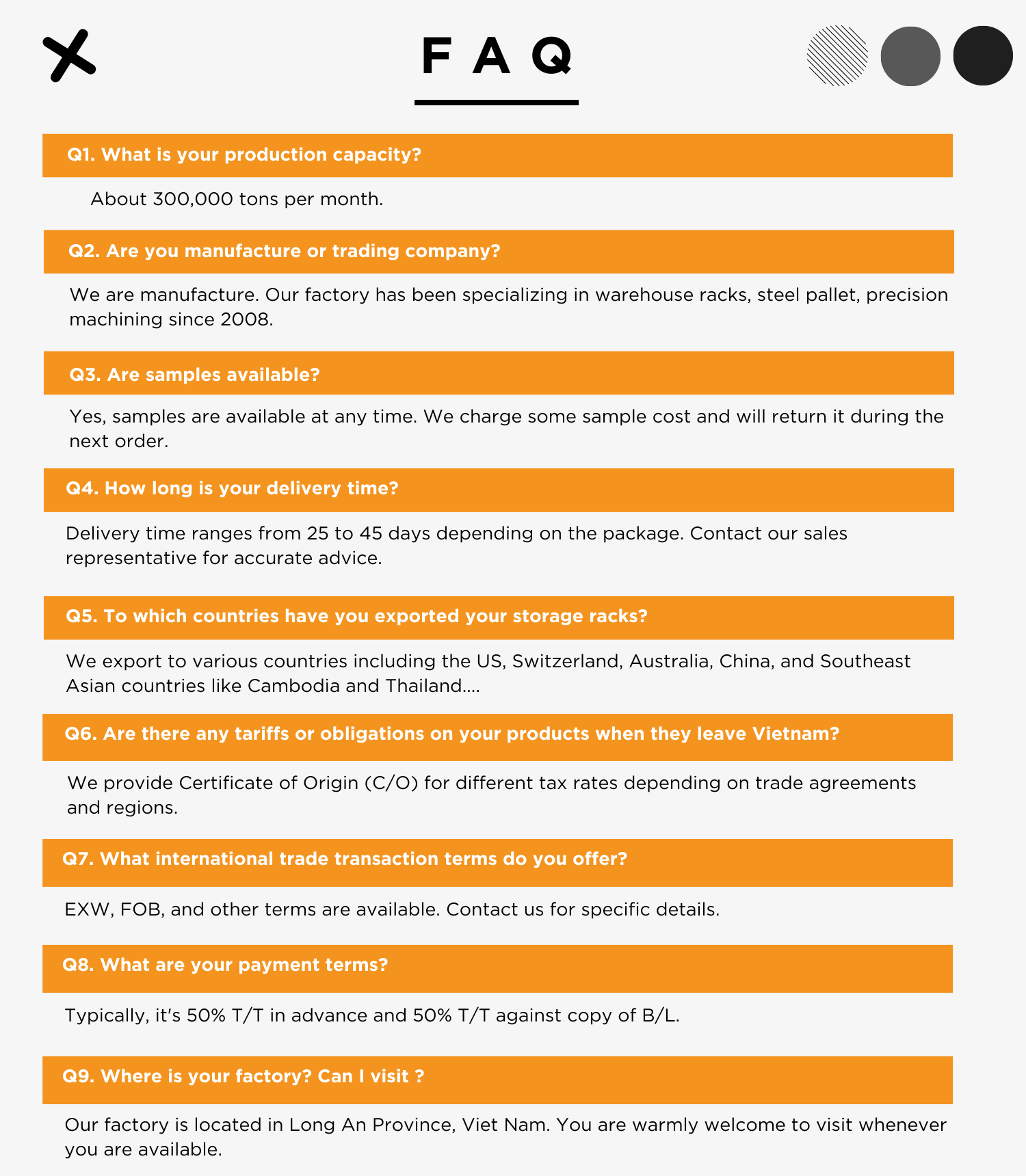 FAQ Dexion
