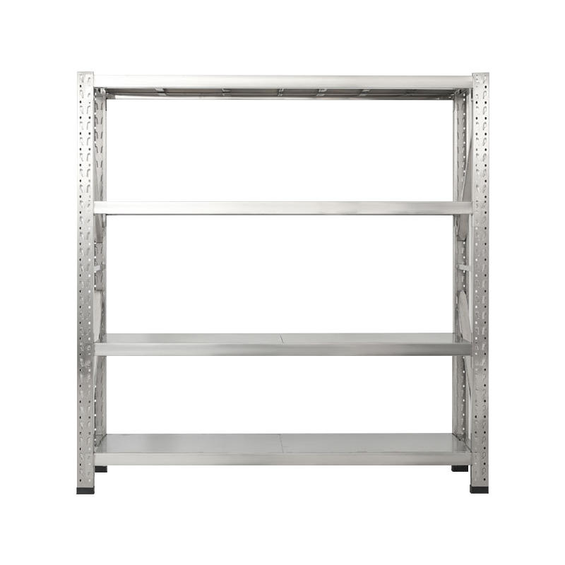 Estantería de acero de alta resistencia de 4 niveles sin tornillos, con capacidad para 100 kg, para almacenamiento en almacenes.