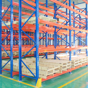 Estantería apilable de acero resistente para palets industriales
