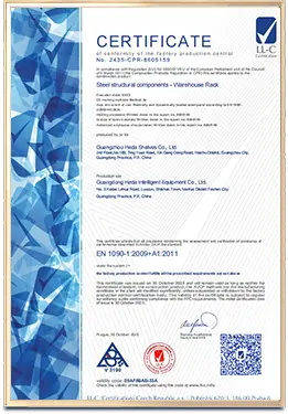 Certificado CE-CPR