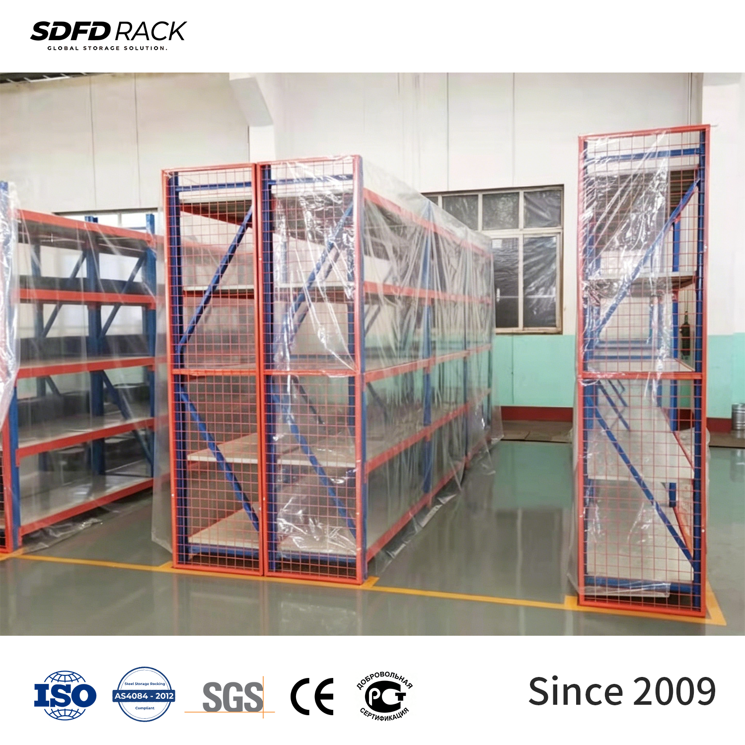 Estanterías industriales de almacenamiento de gran capacidad, 2400x600x2200 mm, de uso medio, 4 niveles/capacidad de carga de 400 kg, venta al por mayor.