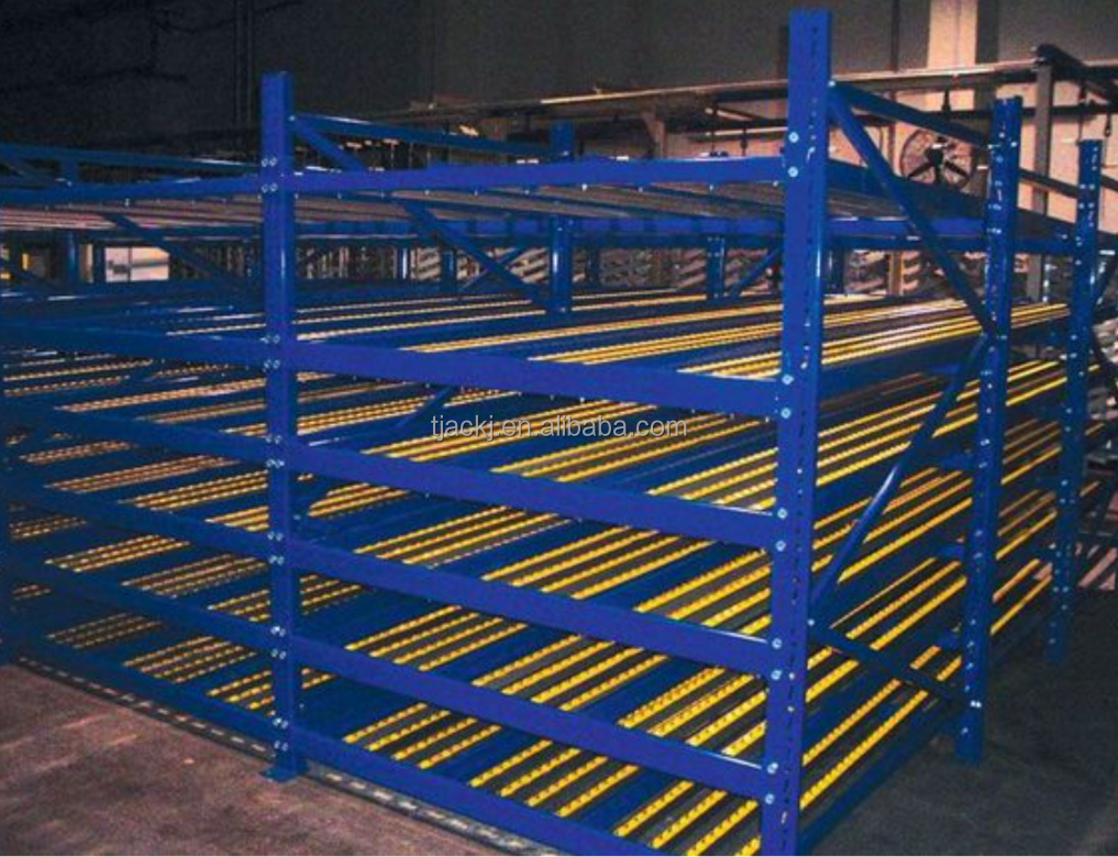 Sistema de estanterías de flujo para almacén de cajas de acero de alta resistencia, plegable y con recubrimiento en polvo, de fácil montaje, fabricado por AOCHEN China Factory.