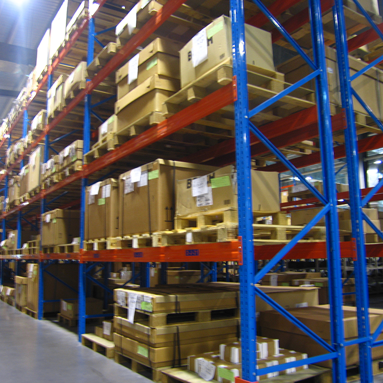 Estanterías de almacenamiento de alta resistencia a precio mayorista, estanterías apilables para almacén, estanterías selectivas de acero para palets, estanterías de alta resistencia en venta.