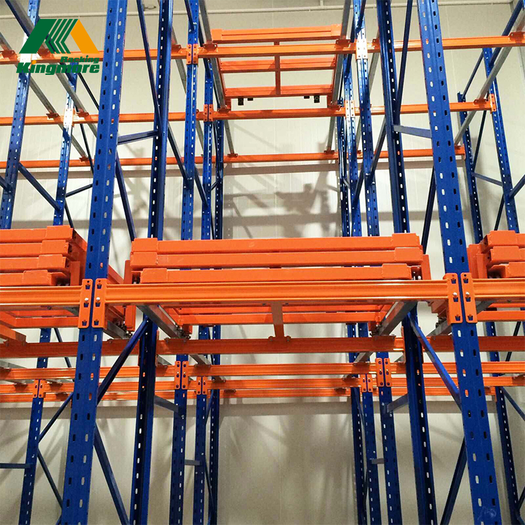 Estructura de perfiles y carriles de guiado push back