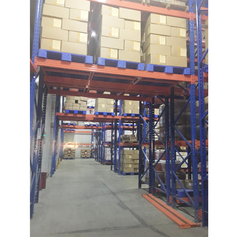 Estantería industrial tipo palé de viga reforzada a medida para almacenes logísticos