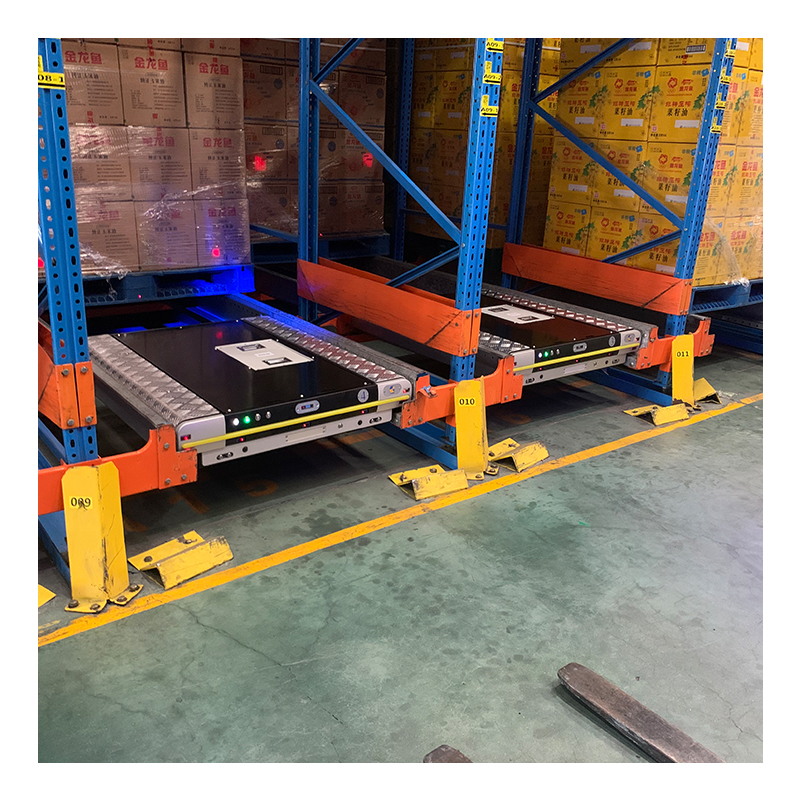 Estanterías de garaje de 4 niveles, estanterías resistentes, estanterías selectivas para palets, unidad de almacenamiento de estanterías duradera, estanterías de lanzadera para almacenes.