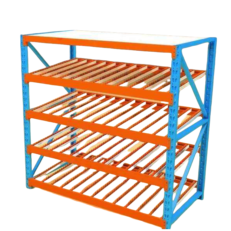 Sistema de estanterías de flujo para almacén de cajas de acero de alta resistencia, plegable y con recubrimiento en polvo, de fácil montaje, fabricado por AOCHEN China Factory.