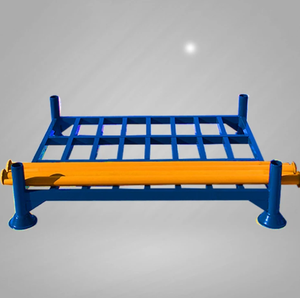 Estantería apilable para rollos textiles, con capacidad de carga de 1000 kg, estantería desmontable de acero para palets, ideal para almacenes de telas.