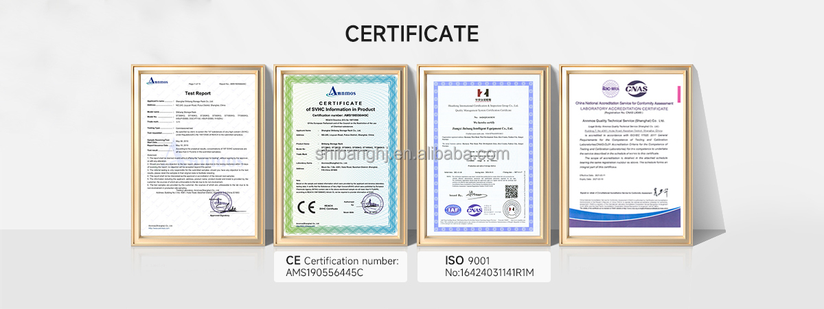 Certificados de calidad internacionales