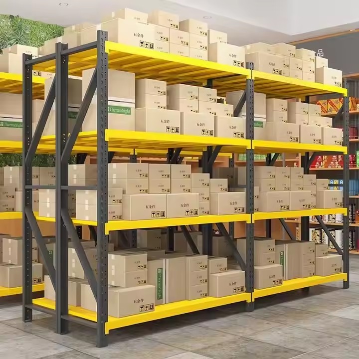 Estanterías apilables de plataforma alta para almacén, estanterías de almacenamiento para palets, estanterías para entrepiso