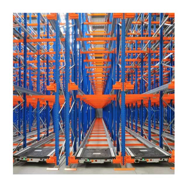 Estanterías de garaje de 4 niveles, estanterías resistentes, estanterías selectivas para palets, unidad de almacenamiento de estanterías duradera, estanterías de lanzadera para almacenes.