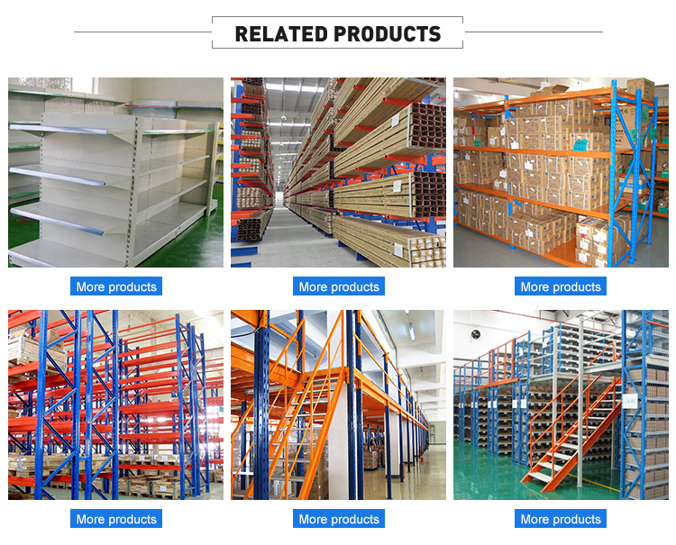 Gama de estanterías y productos recomendados