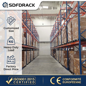 Estanterías industriales de alta resistencia para palets, personalizadas, con capacidad de carga de 1000 kg a 5000 kg. Sistema de estanterías de acero para palets.