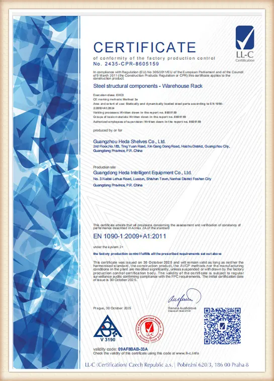 Certificado CE CPR 2435-CPR-8605159