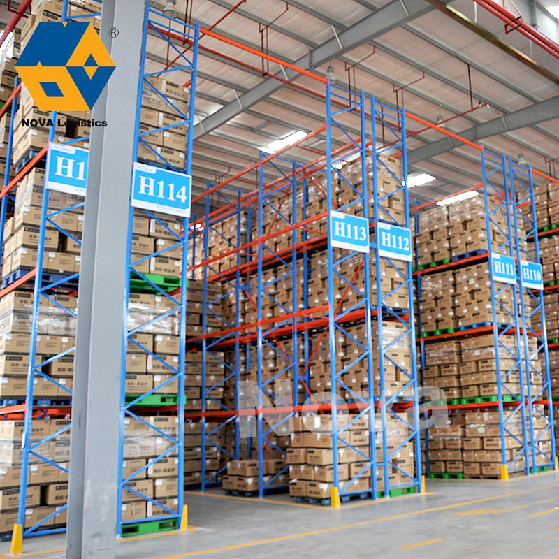 Estantería de vigas de acero de alta resistencia para almacén, estantería para palets, estantería de tienda, sistema de estanterías para almacén, estantería de fábrica