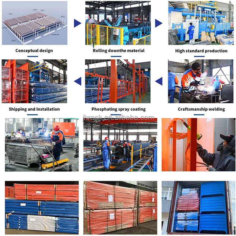 High Quality Low Price Metal Rack Manufacturer Steel Pallets Heavy Duty Warehouse Racking Pallet Shuttle Storage Rack Shelf