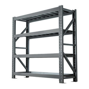 Estantería de almacenamiento ligera de acero negro desmontable de 4 niveles y 200 kg a bajo precio para almacén, sala de estar, balcón, cocina y uso doméstico.